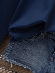 SHEIN EZwear Sudadera con capucha informal y simple con gráfico impreso de tortuga, adecuada para otoño/invierno - Multicolor - Ver 5