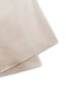 Franclia 女士优雅褶皱珍珠纽扣短袖荷叶领修身衬衫 - 粉色 - 查看 3