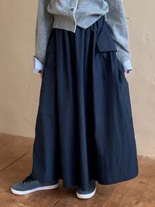 DAZY 少女秋季半身裙 - 藏蓝色 - 查看 7