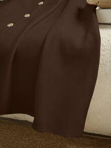 GlowEve Lightweight Luxurious White A-Line Skirt For Women - Coffee Brown - View 4