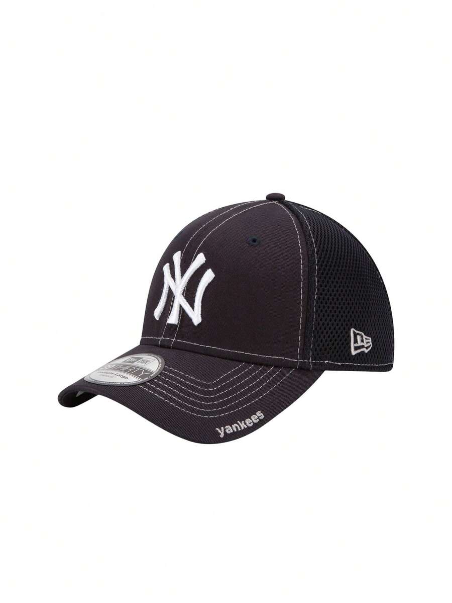New Era New York Yankees 39Thirty Men's Stretch Fit Cap Navy - Black - View 1
