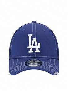 New Era Los Angeles Dodgers 39Thirty Men's Hat Blue - Blue - View 2