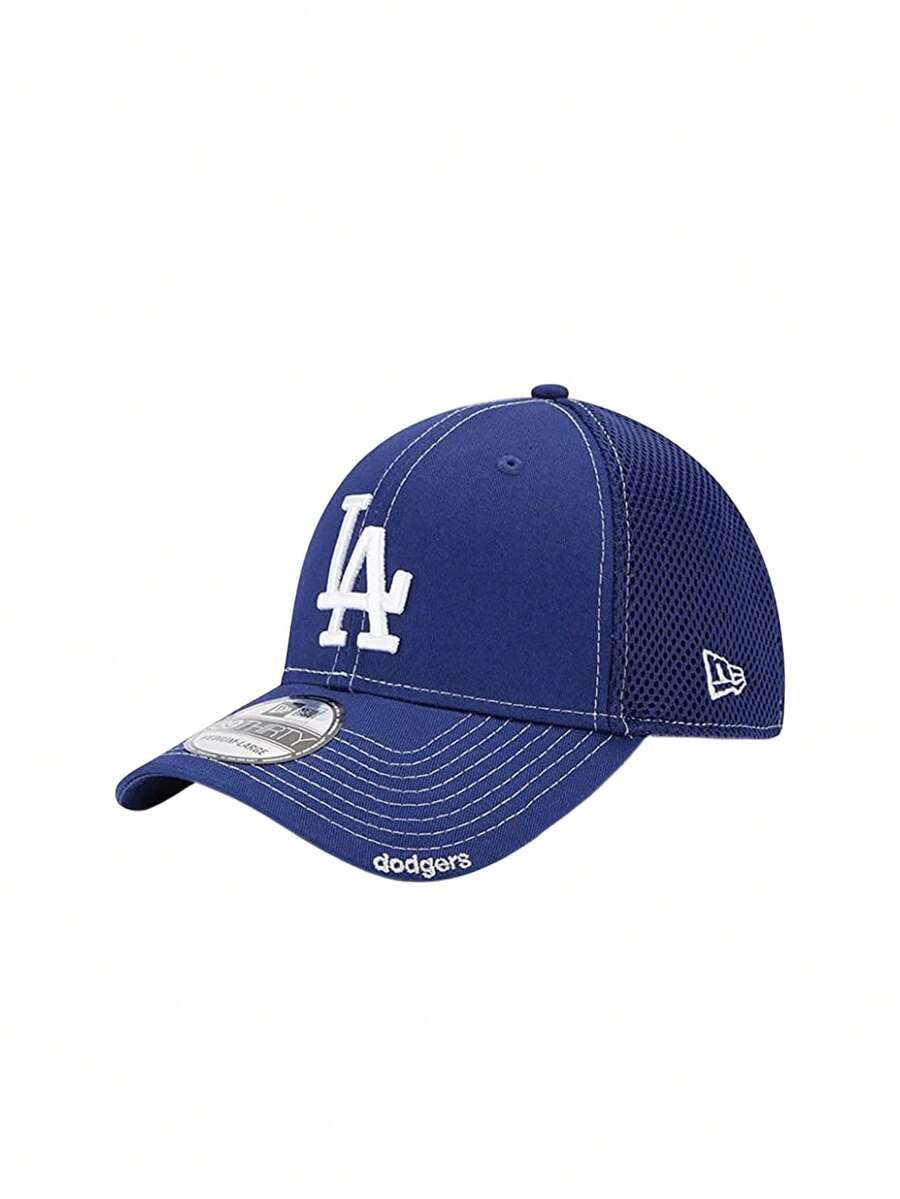 New Era Los Angeles Dodgers 39Thirty Men's Hat Blue - Blue - View 1