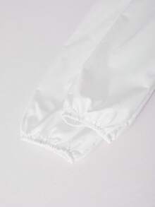 SHEIN Váy ngắn tay dài họa tiết chắp vá phong cách thường ngày cho bé gái tuổi teen Streecool - màu đen - Xem 6