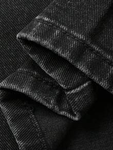 Dazy Kids Tween Girls' Pocketed Wide Leg Loose Casual Versatile Jeans - Black - View 6