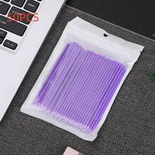 50/100pcs Nano Cleaning Swabs, Ultra Fine Makeup Remover Sticks For Eye Makeup, Contouring, Eyeliner, Lips And Skin Cleansing - Multicolor - View 23