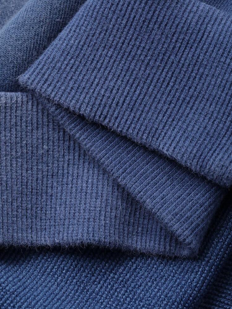 Tween Girls' Round Neck Knit Sweatshirt, Fall