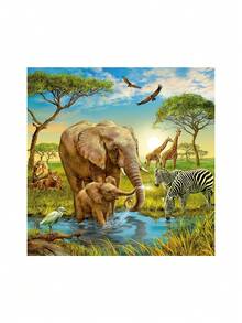 Ravensburger Animals Of The Earth 3x49 Piece Jigsaw Puzzle Age 5 Years+ 9330 - Multicolor - View 2
