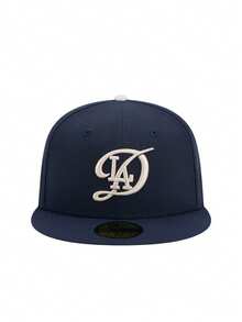New Era Los Angeles 59FIFTY Cerrada Men's Hat Navy - Blue - View 2