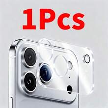 1pc Camera Lens Protector Film, Transparent Full Coverage Anti-Fall Anti-Scratch Waterproof Compatible With Apple 17/ 17 Air/ 17 Pro/ 17 Pro Max Applicable To Daily Shield, Office, Home Phone Camera Cover Shockproof Scratch Resistant - Multicolor - View 3