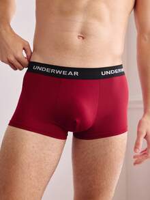 Men's Solid Color Boxer Briefs (5pcs/pack)