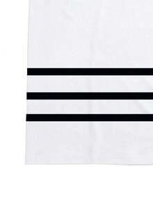 SHEIN LUNE Vestido ajustado casual de manga corta y cuello redondo con estampado de ancla, océano y verano, tallas grandes, para mujeres