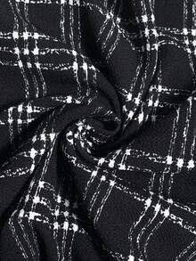 Lounesse Ensemble 2 pièces grande taille : Robe cintrée à manches courtes et veste à manches longues - Multicolore - Voir 7