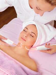 Teckwe 高频祛痘仪，个人护肤仪，含4个高频美容棒，电疗棒，电疗梳，全身电疗仪，微电流美容仪万圣节礼物-美国插头 - 美規A型插(110-127V) - 查看 2