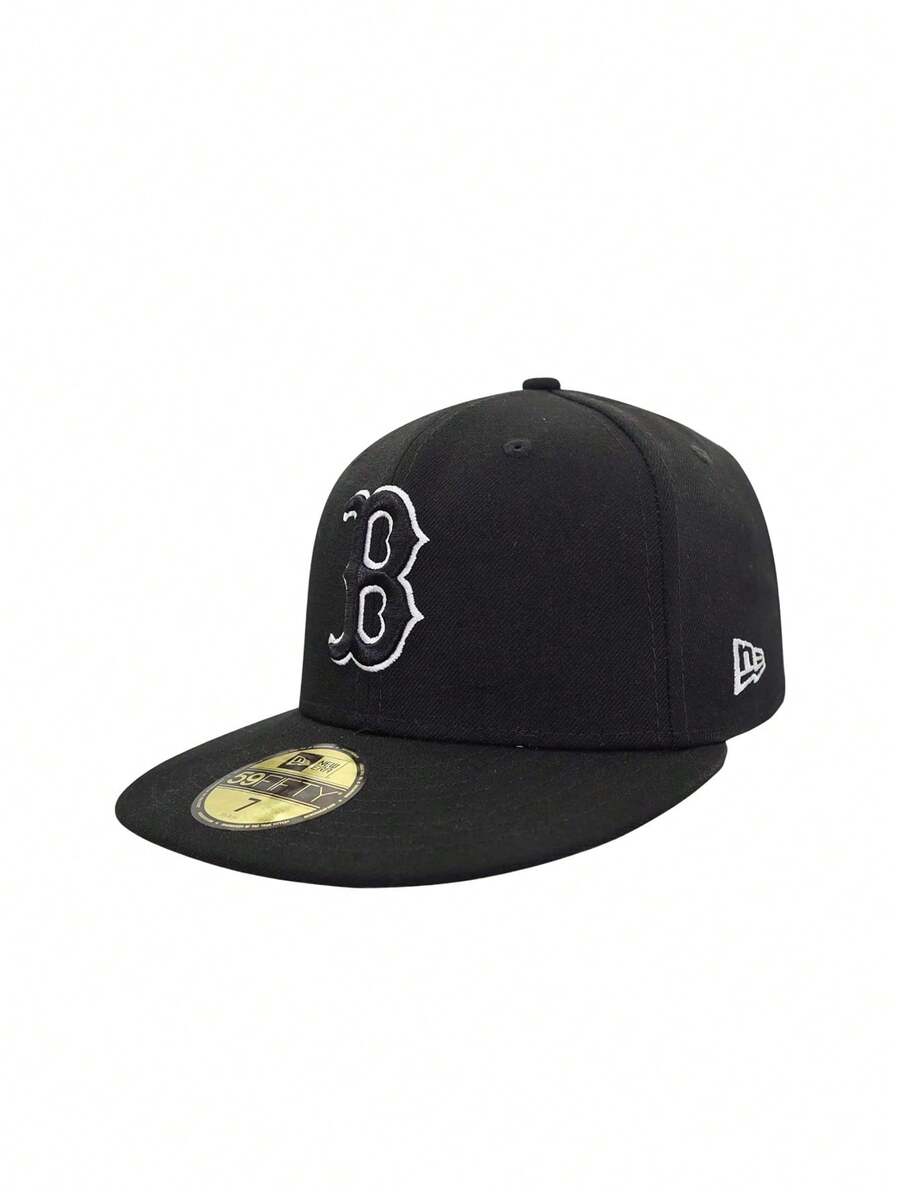 MLB Boston Red Sox Basic 59Fifty Men's Fitted Hat Black - Black - View 1