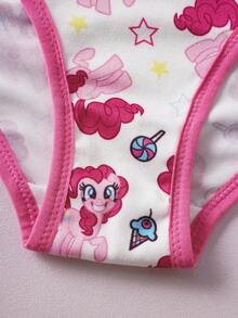 My Little Pony X SHEIN Women Comfortable Cute Cartoon Pattern Camisole Top And Panty Set