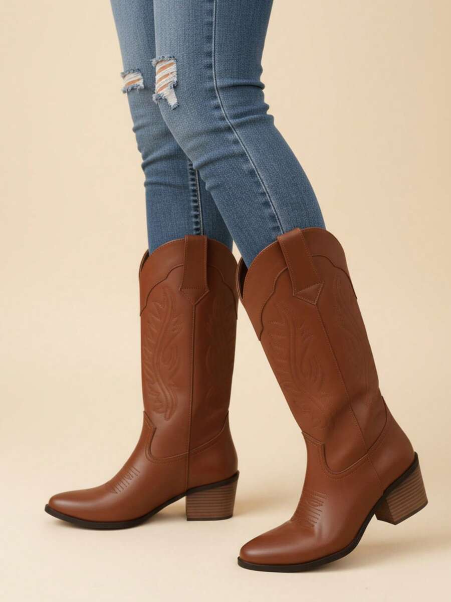 Women Ankle Boots & Booties - Camel - View 1