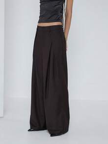 COUREZ 前褶中筒修身西裤 / Y2K 风格外出穿搭 秋季女装 秋季服装 优雅