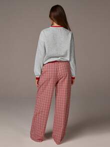 Athîral Áo nỉ dài tay rộng rãi cổ tròn vai trễ vai thêu chữ cho nữ mùa đông năm mới và giáng sinh, lễ tạ ơn - Nhiều màu - Xem 2