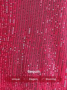 SHEIN Clasi Women's Fashion Sequin Decor Minimalist Camisole, Casual Everyday Wear