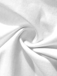 女士休闲小狗印花圆领卫衣，秋冬季 - 白色 - 查看 3