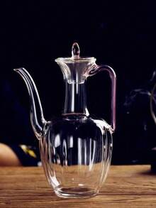 Cirelle 1pc Glass Teapot - Transparent Beauty Teapot, Suitable For Brewing Tea, Herbal Tea And Wine - Perfect For Tea Lovers And Special Occasions, Herbal Teapot - Multicolor - View 7