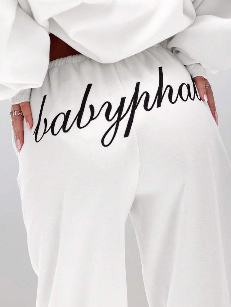 BABYPHAT Relaxed Baggy Sweatpants With Drawstring Waist Comfortable Loungewear Pants For Casual Everyday Wear