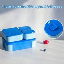4‑Compartment Bento Lunch Box, Leak‑Proof Portable Meal Prep Container With Cutlery, Microwave‑Friendly Reusable Food Storage Box For School, Office, Picnic & Outdoor Travel - Multicolor - View 6