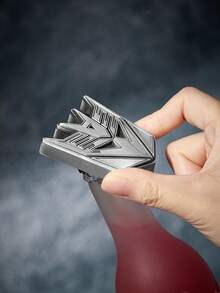 Transformers X SHEIN Zinc Alloy Refrigerator Decals, Refrigerator Decoration, Bottle Opener, Suitable For Kitchen And Office Whiteboard,Gift Ideas - Silver - View 2