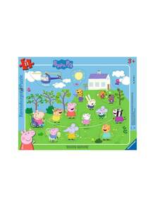 Ravensburger Skipping Rope With Peppa Pig 11 Piece Jigsaw Puzzle Age 3 Years+ 5697 - Multicolor - View 1