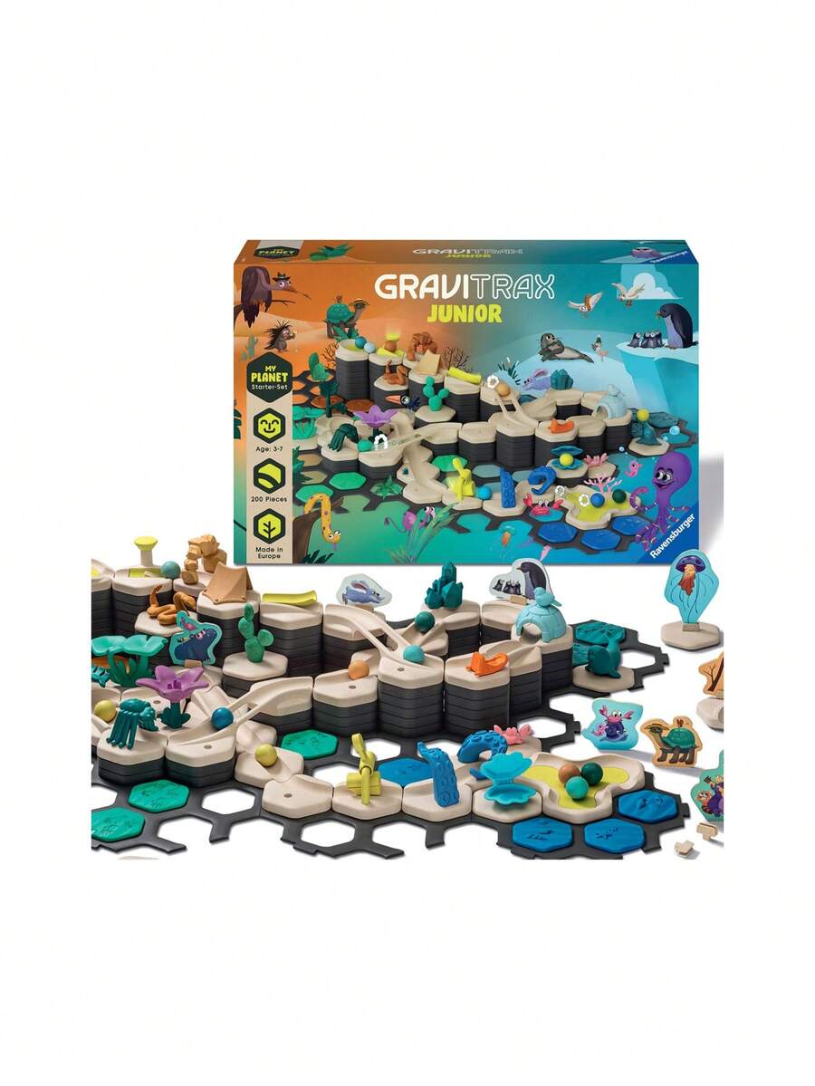 Ravensburger GraviTrax Junior Starter-Set XXL My Planet Construction Game 3 Years+ 27059 - Multicolor - View 1