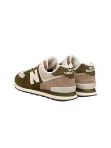 New Balance 574 Men's Shoes Woodland With Bisque U574BWS - Green - View 5