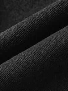 Snug Zone 5pcs Plus Size Women's Solid Color Pleated Bandeau Bra & Wireless Bra Set