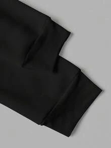 Manfinity Mode Men's High Neck Long Sleeve Sweatshirt, For Fall