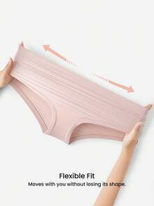 LUVLETTE 3条装中腰基础款隐形三角内裤女士内裤套装 - 休闲舒适 - 彩色 - 查看 6