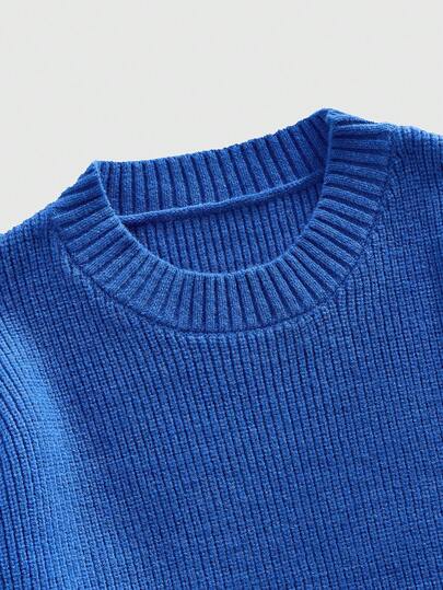 Street Life Men's Loose Fit Crew Neck Long Sleeve Casual Sweater, Autumn/Winter