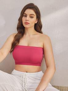 Ocili Plus Size Seamless Comfortable Casual Bralette & Wireless Bra