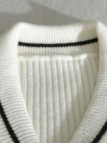 Franclia Women's Elegant Casual Pullover Sweater, Sophisticated Design, Slimming, Soft And Graceful, Suitable For Layering, Autumn/Winter