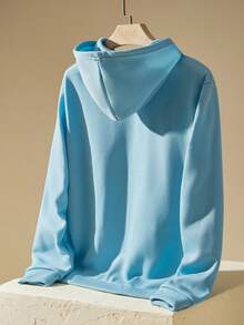 Manfinity BRENVOR Men Letter Graphic Hoodie, For Fall, Winter, Couple Things, Long Sleeve Top