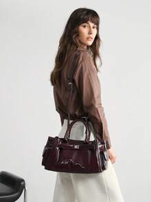 SHECARRY Bolsos de mujer - Café - Ver 6