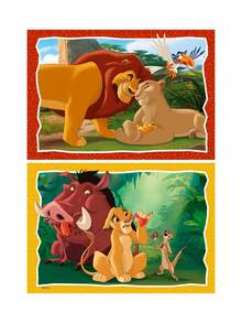 Ravensburger WT Lion King 2x24 Piece Jigsaw Puzzle Age 4 Years+ 12001029 - Multicolor - View 2