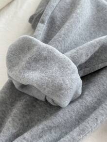 Comfortcana Plus Spring Solid Elastic Waist Sweatpants