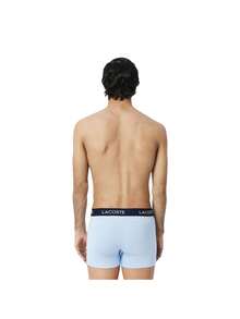 Lacoste 3 Pack Men's Boxers - Marine/Methylene-Tropical - View 3