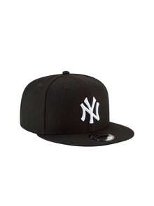 New Era New York Yankees Basic 9FIFTY Men's Snapback Hat Black - 黑色 - 查看 4
