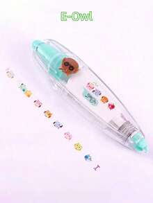 1 pezzo Nastro correttore meccanico casuale e carino stile Kawaii, ottimo per decorare diari e forniture scolastiche