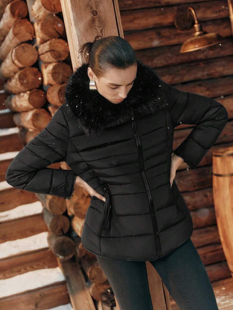 女性用パデッドコート、秋、冬、外出、エレガント、フォーマル、パーティー、シック、新年、クリスマス、卒業式、結婚式に適しています