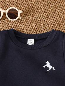 Mirajuku 3pcs Young Boys' Spring/Autumn Plaid Collar Long Sleeve Cardigan, Sleeveless Vest And Denim Pants Set, Suitable For Outings, Casual, Daily, School And Gatherings