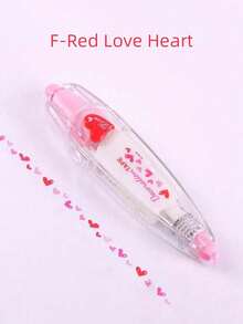 1 pezzo Nastro correttore meccanico casuale e carino stile Kawaii, ottimo per decorare diari e forniture scolastiche