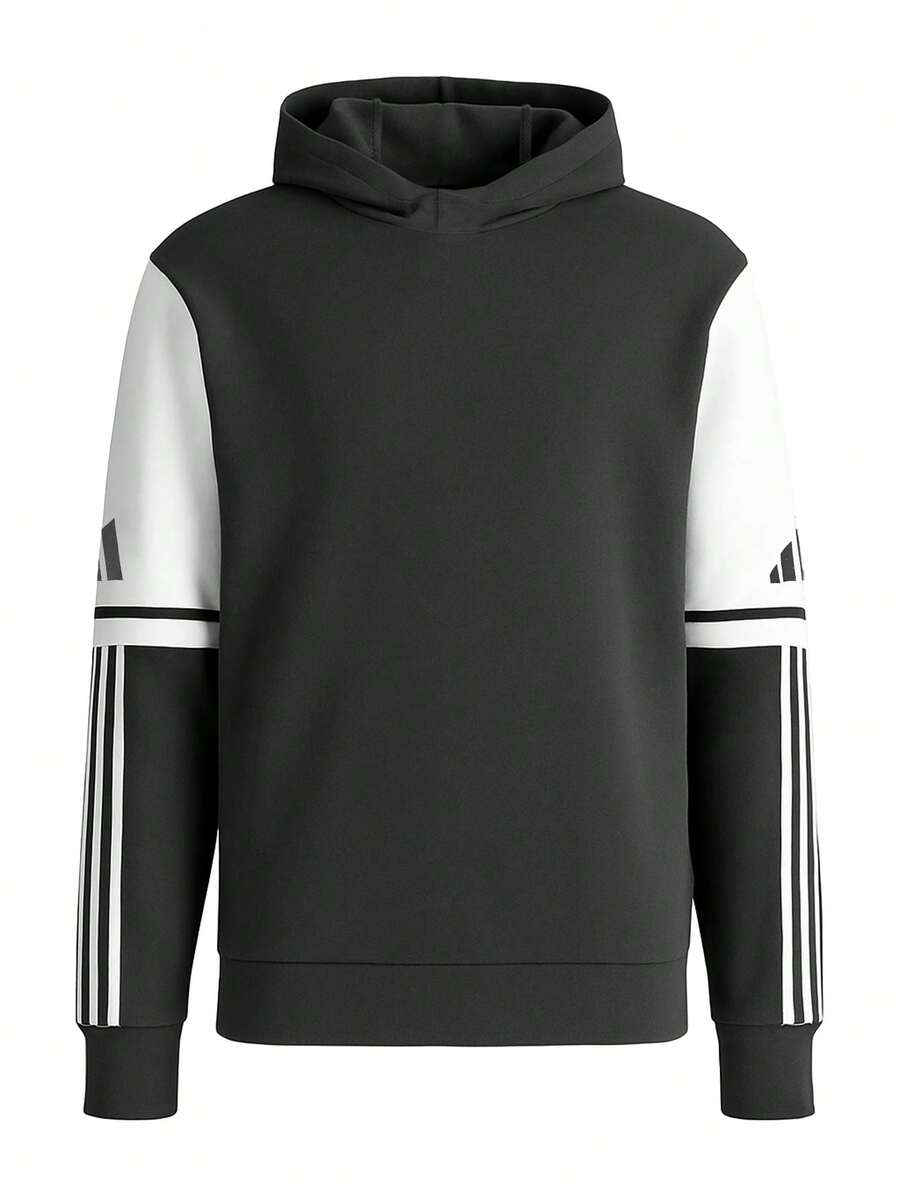 Adidas Squadra 25 Men's Hoodie Black - Black / White - View 1