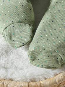 2件套婴儿休闲长袖连体衣和裤子睡衣套装